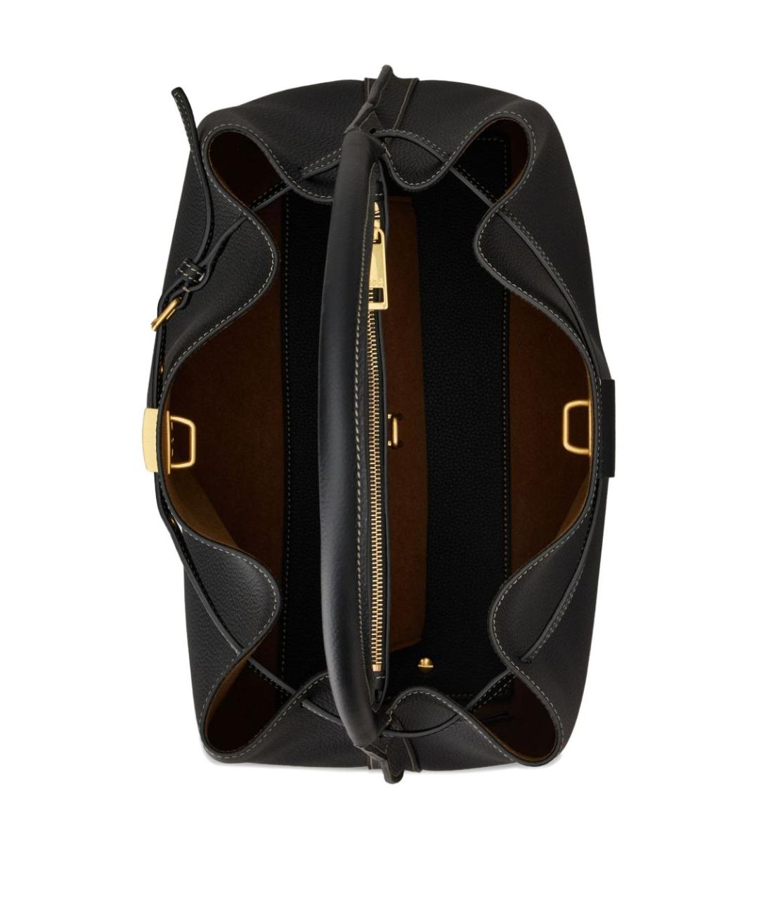 TOD'S Черная кожаная сумка через плечо, фото 4