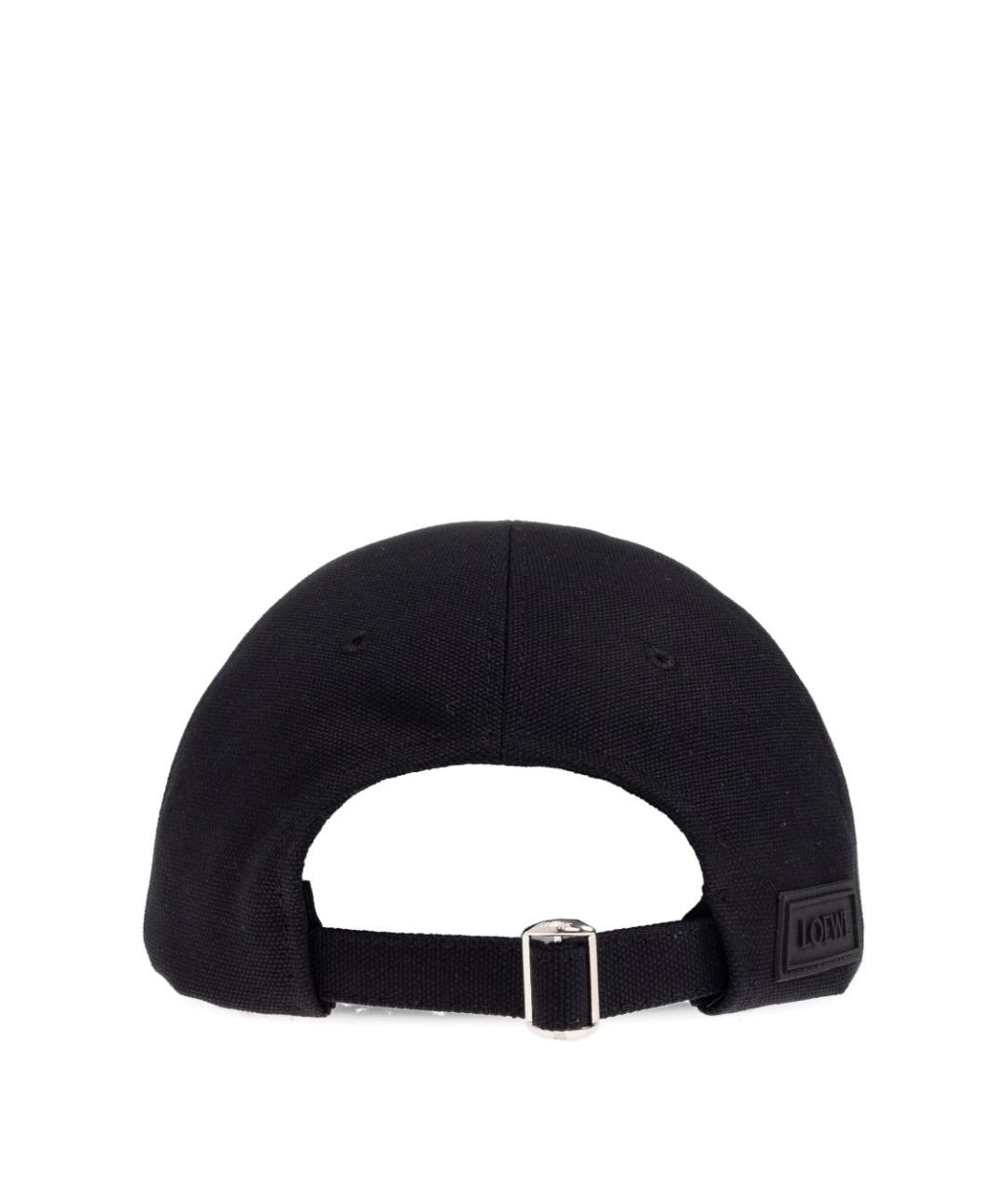 LOEWE Черная хлопковая кепка/бейсболка, фото 3