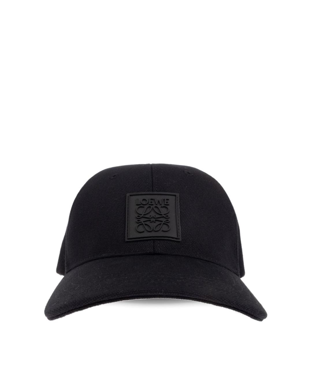 LOEWE Черная хлопковая кепка/бейсболка, фото 1