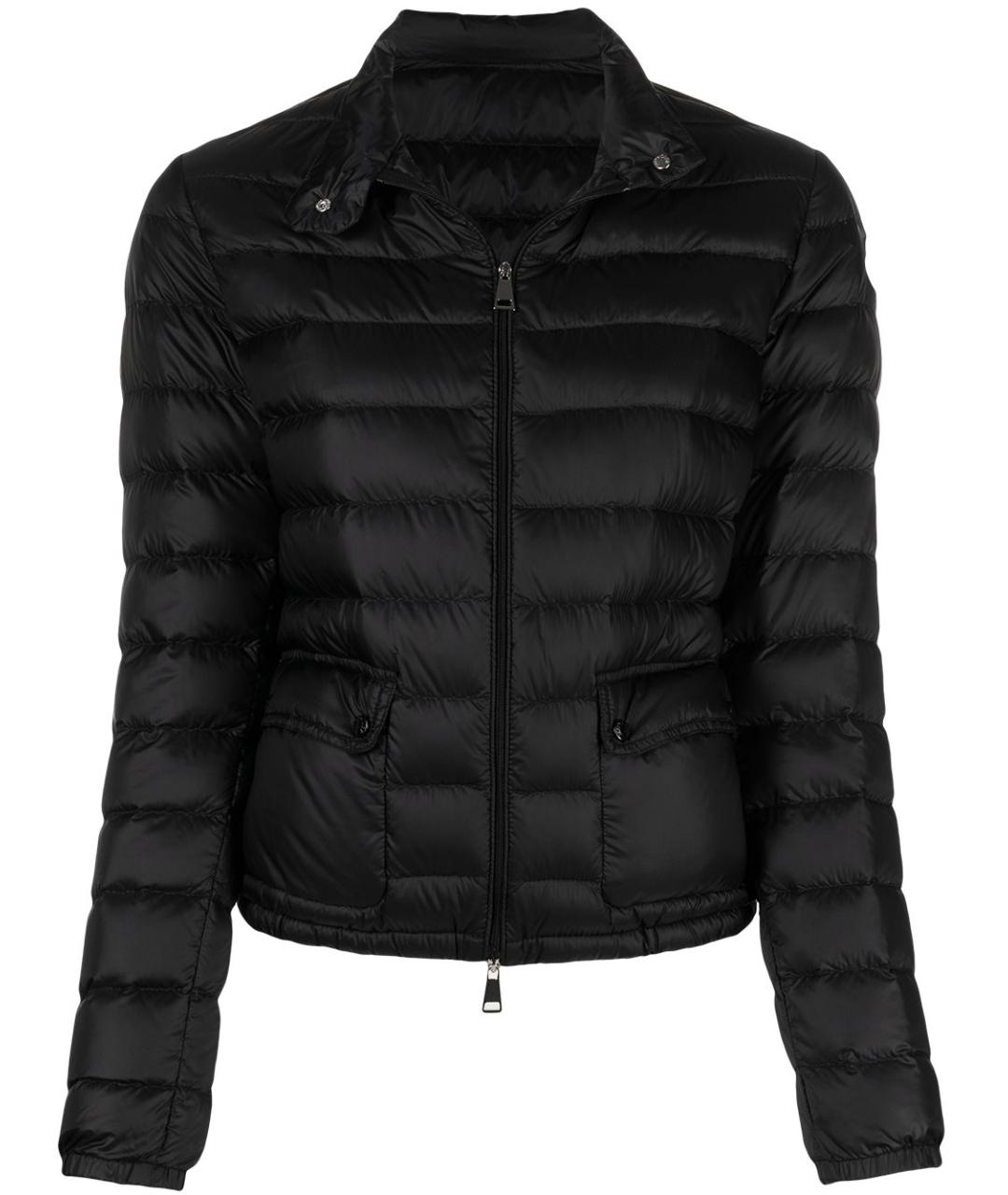 MONCLER Черная полиамидовая куртка, фото 1