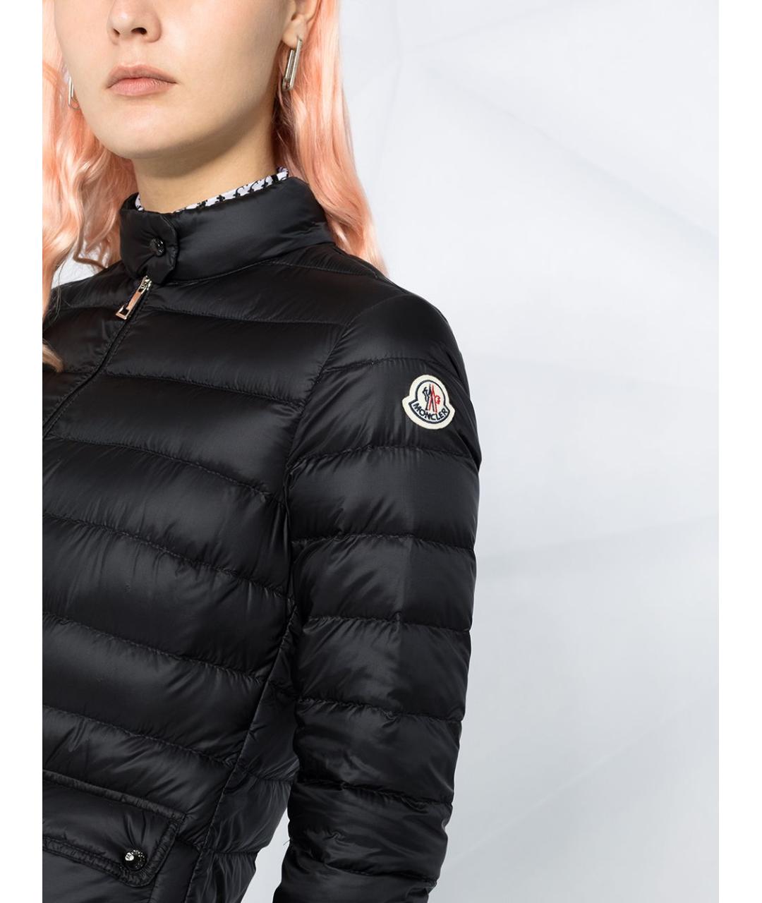 MONCLER Черная полиамидовая куртка, фото 3