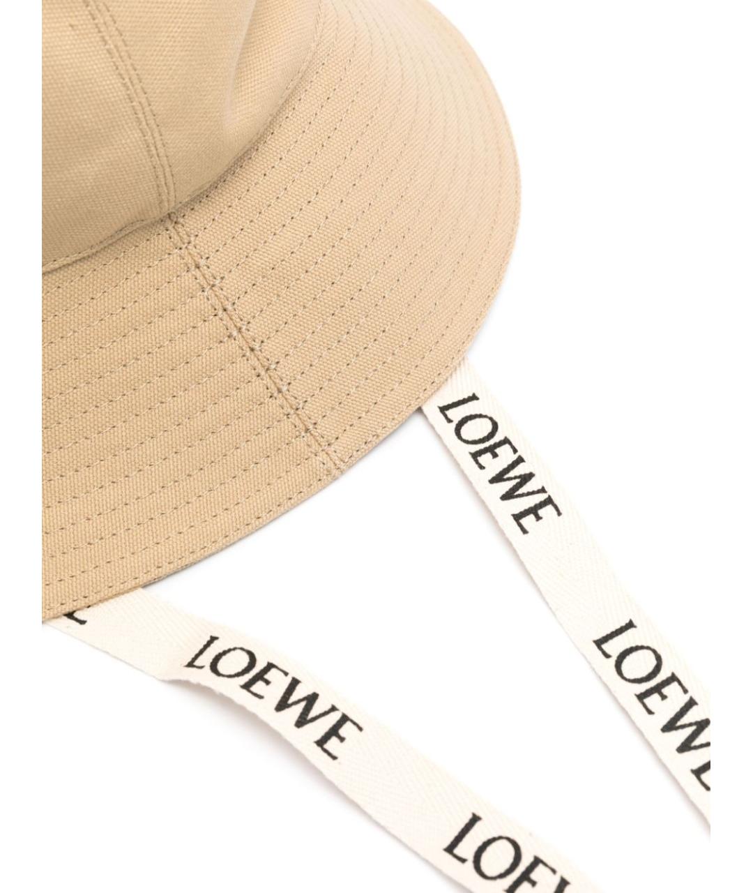 LOEWE Бежевая панама, фото 3