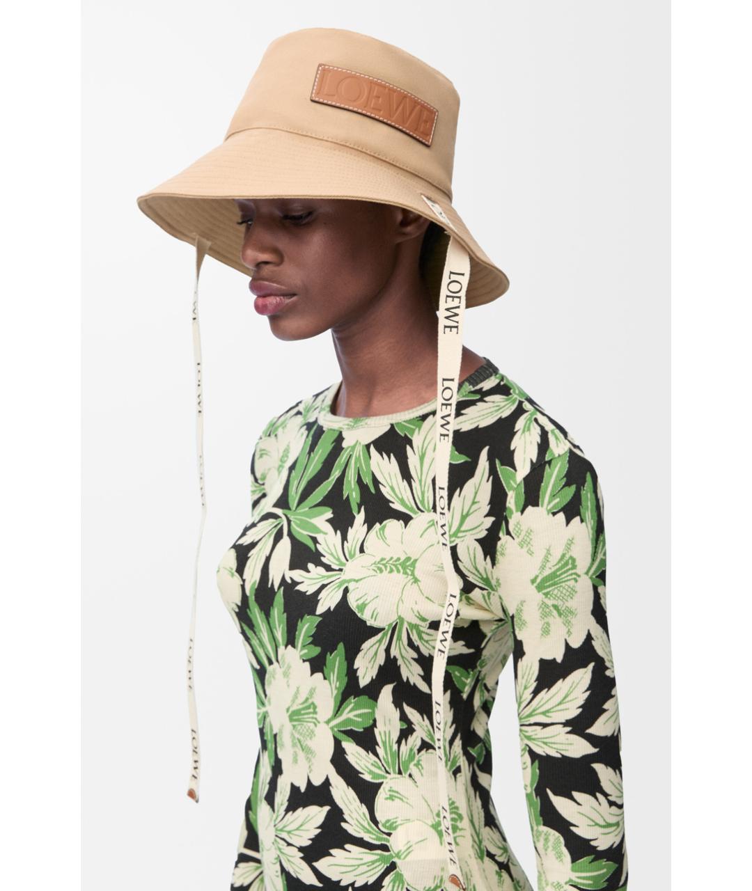 LOEWE Бежевая панама, фото 4