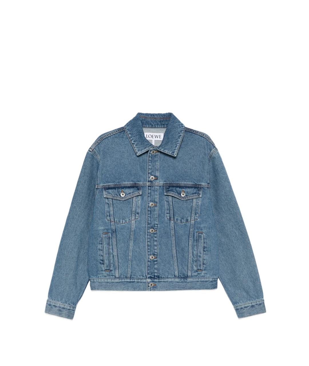 LOEWE Голубая деним куртка, фото 1
