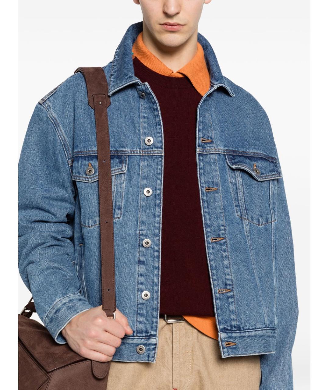 LOEWE Голубая деним куртка, фото 2