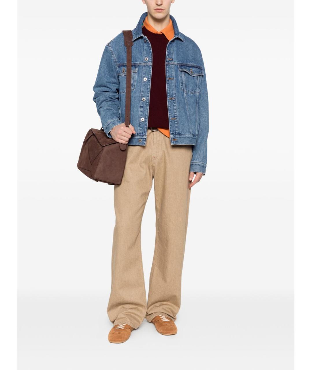 LOEWE Голубая деним куртка, фото 3