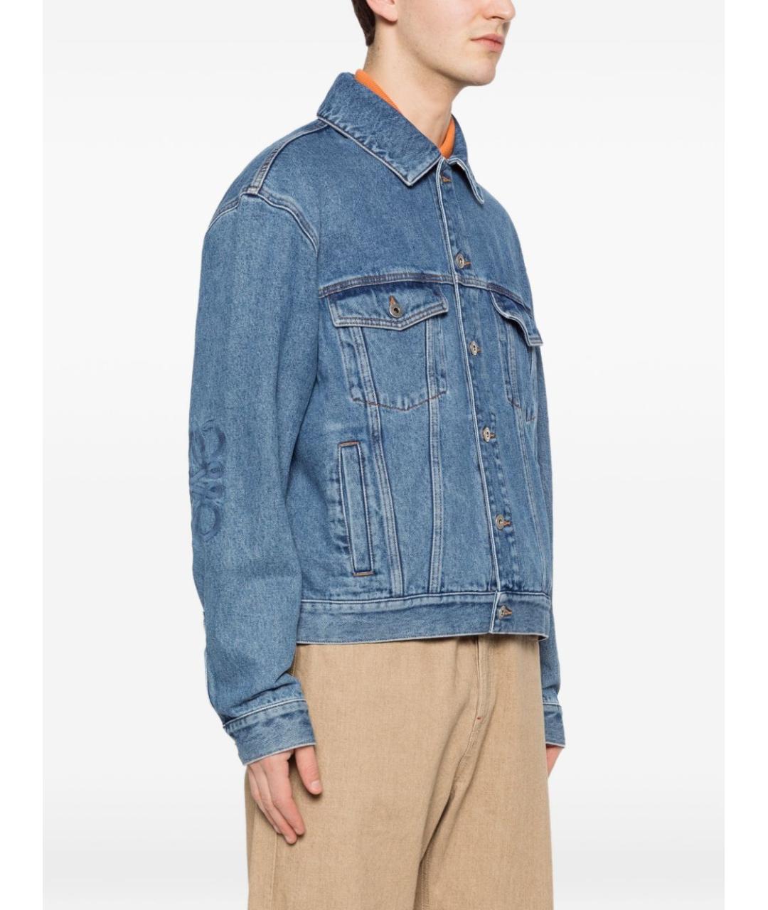 LOEWE Голубая деним куртка, фото 4