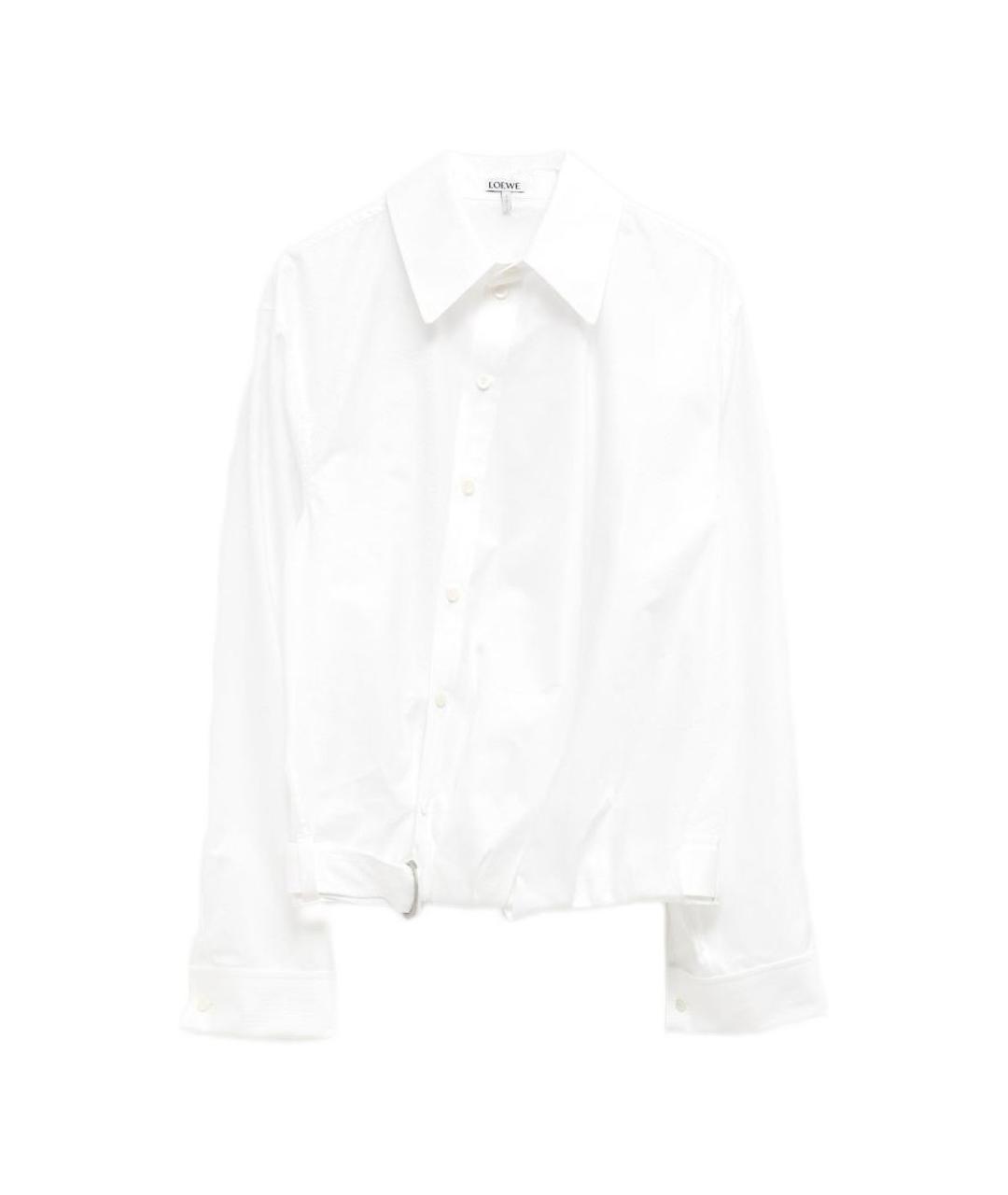LOEWE Белая хлопковая рубашка, фото 1