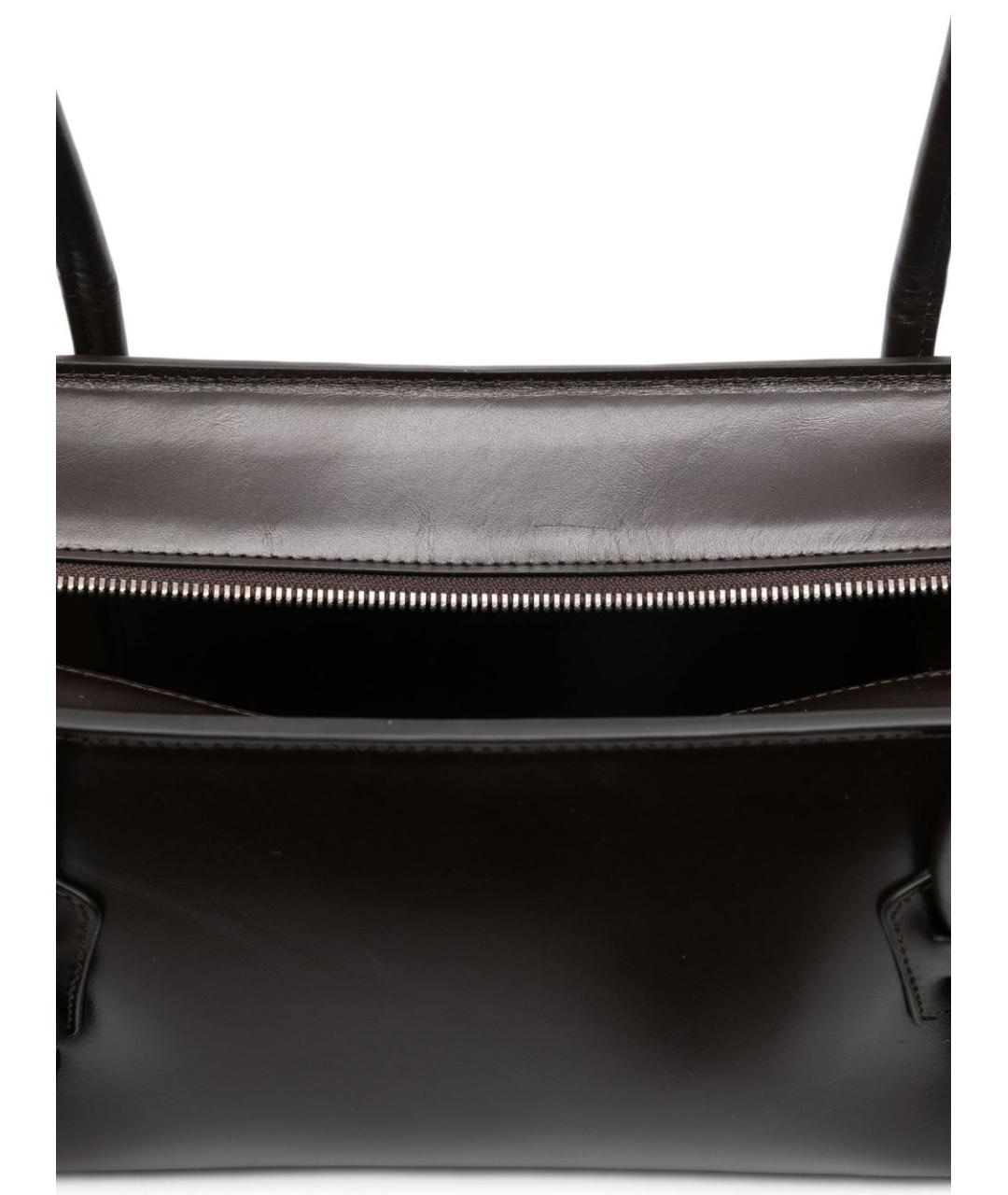 HEREU Коричневая кожаная сумка через плечо, фото 2