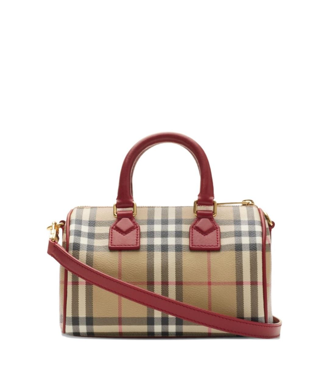 BURBERRY Бежевая хлопковая сумка тоут, фото 3