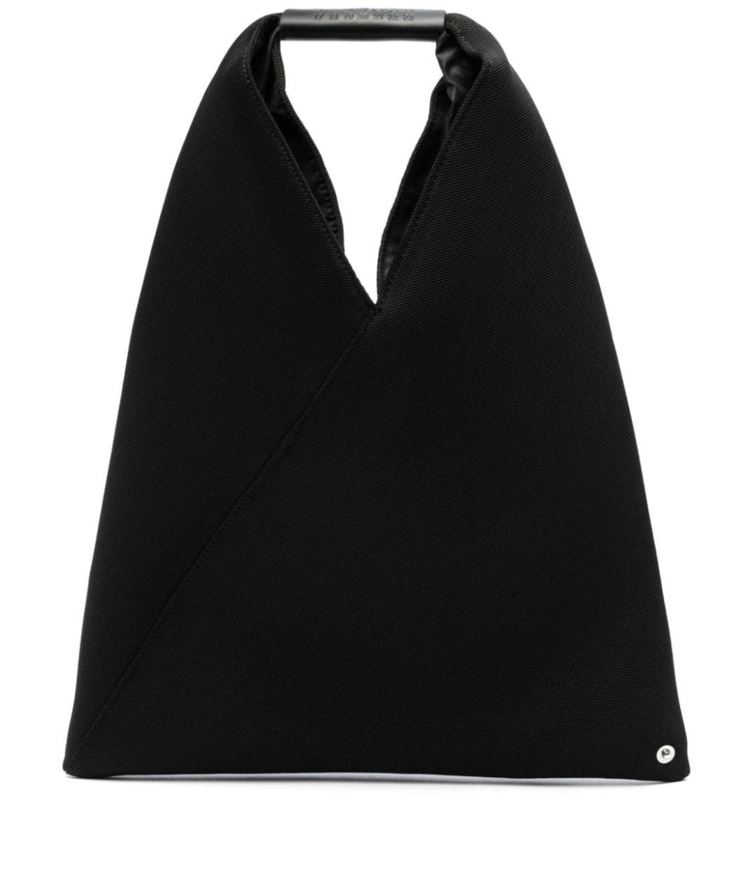 MM6 MAISON MARGIELA Черная синтетическая сумка тоут, фото 6