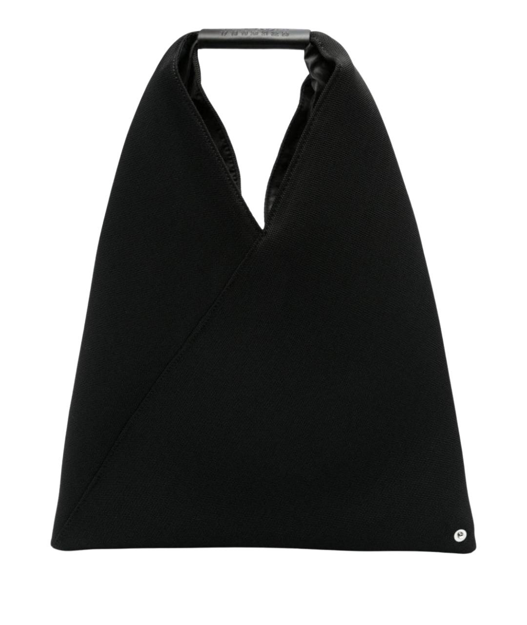 MM6 MAISON MARGIELA Черная синтетическая сумка тоут, фото 1