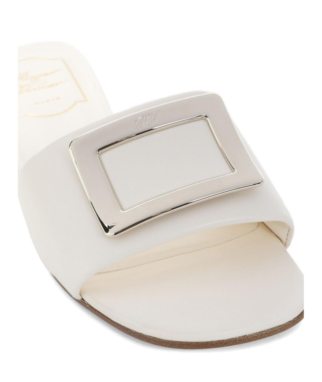 ROGER VIVIER Белые босоножки, фото 4