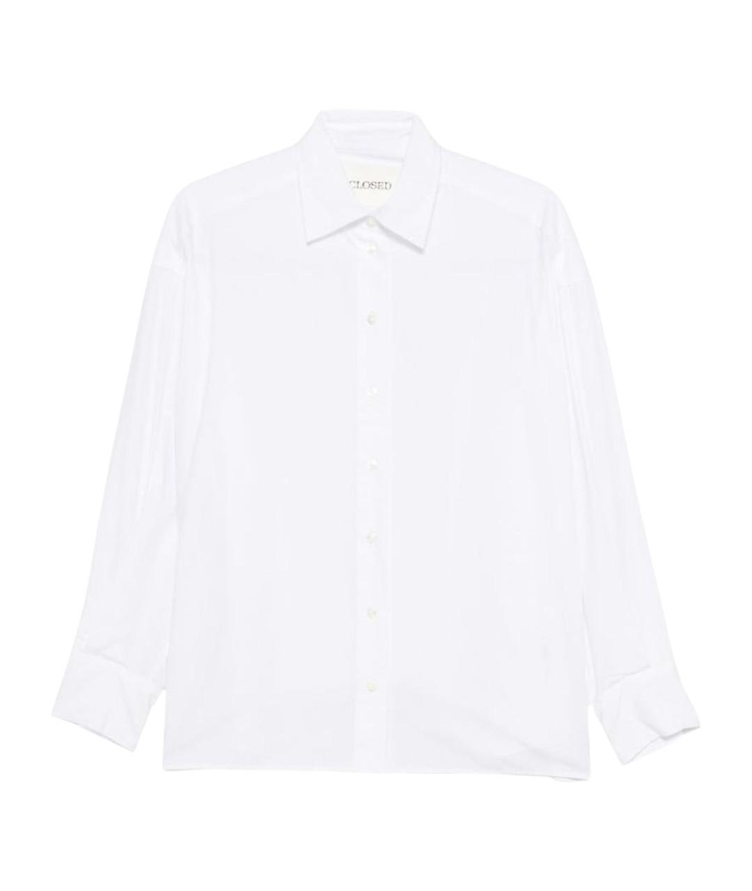CLOSED Белая хлопковая рубашка, фото 1