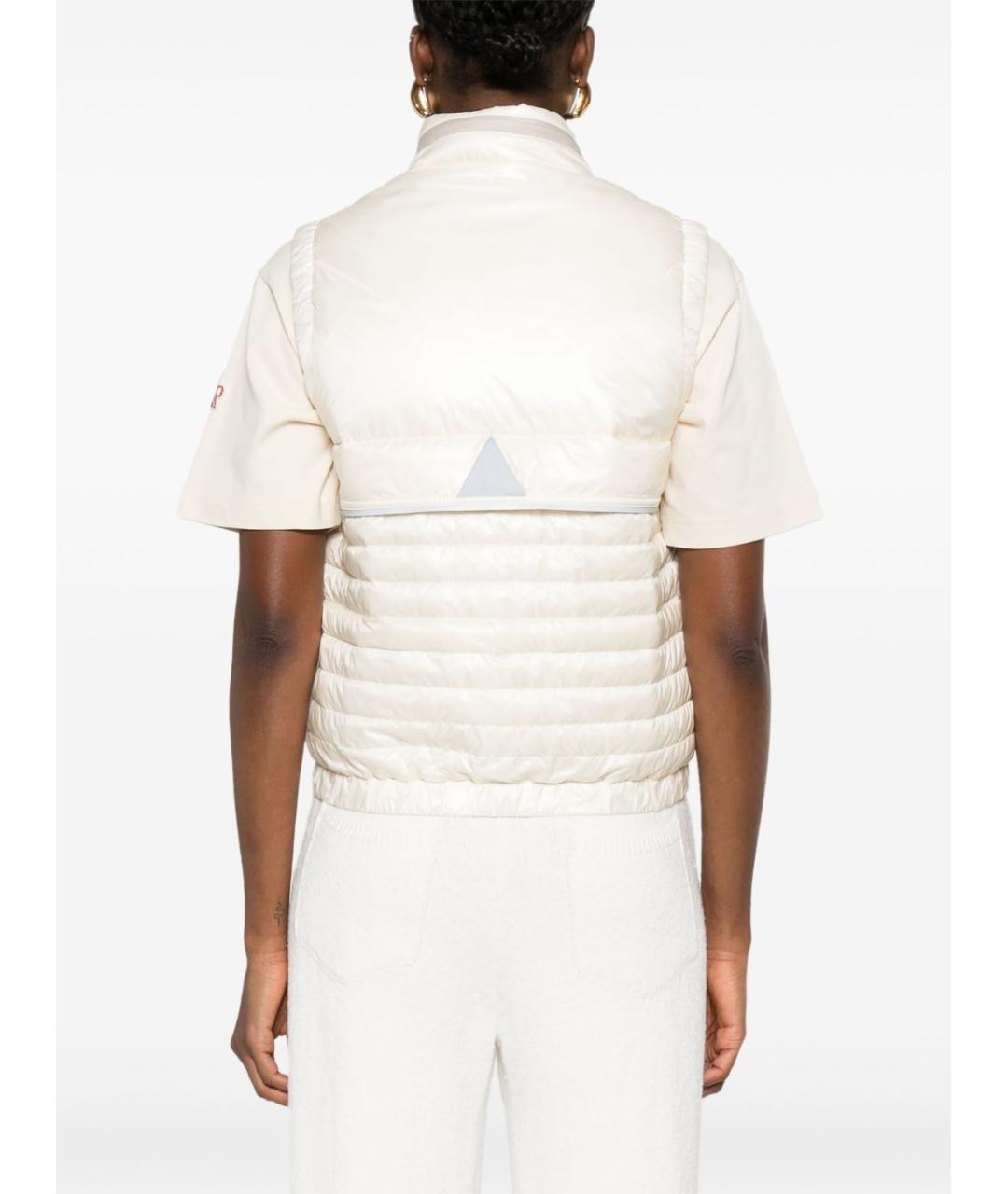 MONCLER GRENOBLE Белый полиамидовый жилет, фото 5