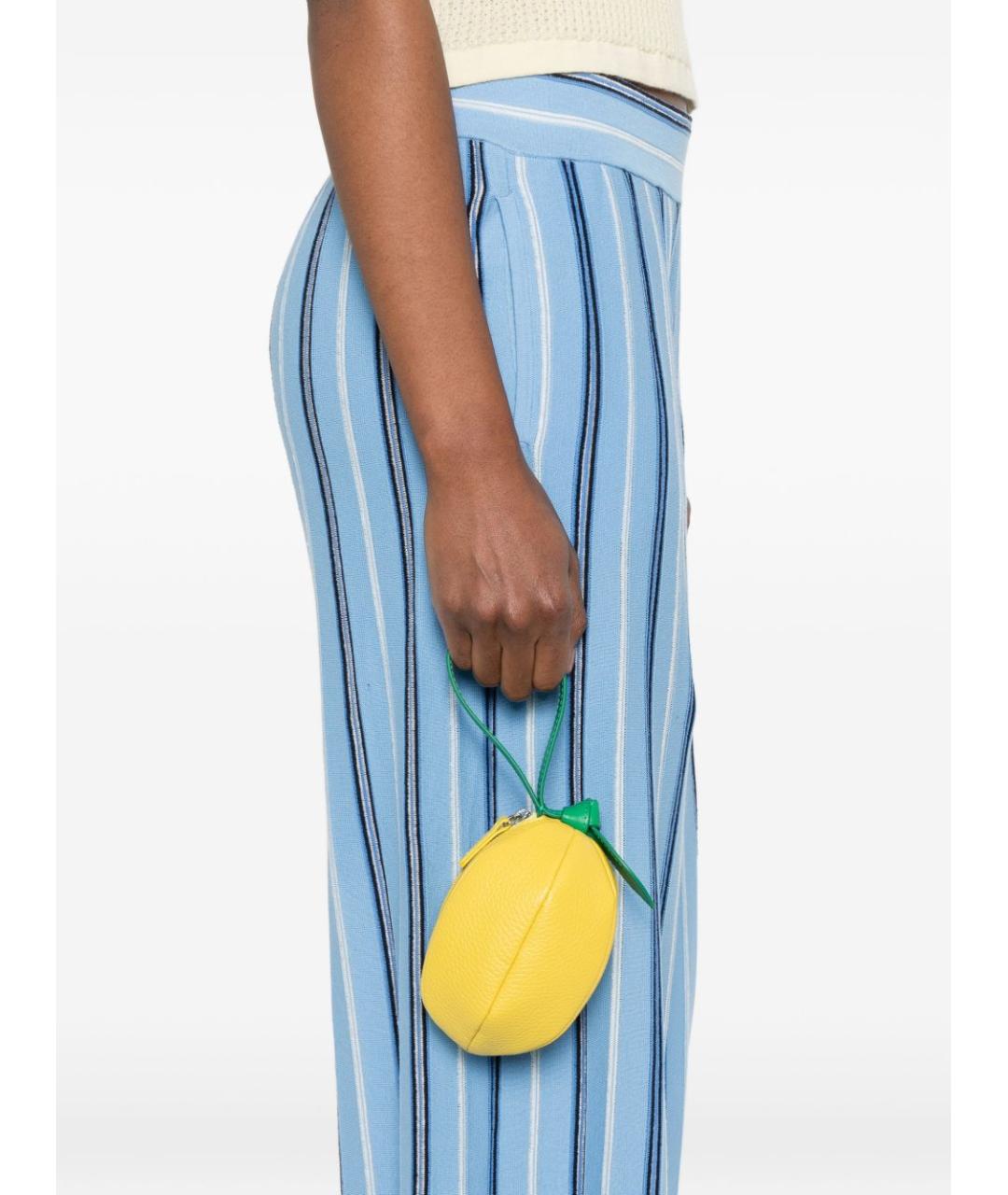 HEREU Желтый кожаный кошелек, фото 3