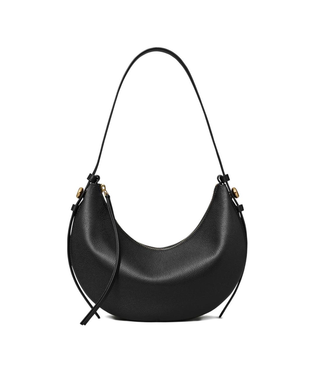 TORY BURCH Черная кожаная сумка через плечо, фото 1