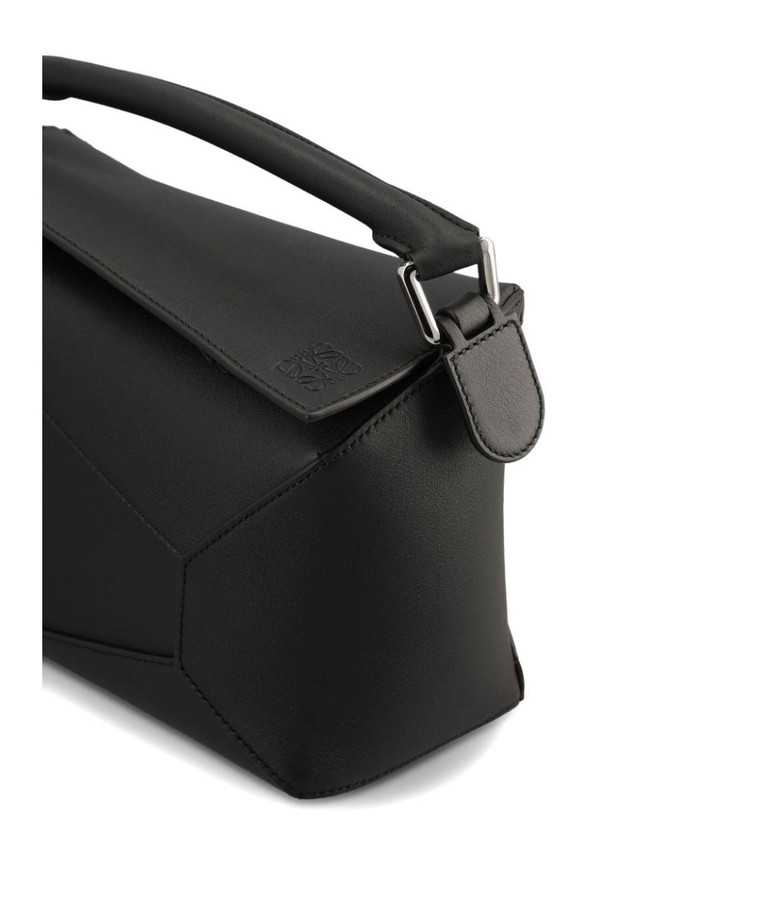 LOEWE Черная кожаная сумка через плечо, фото 2