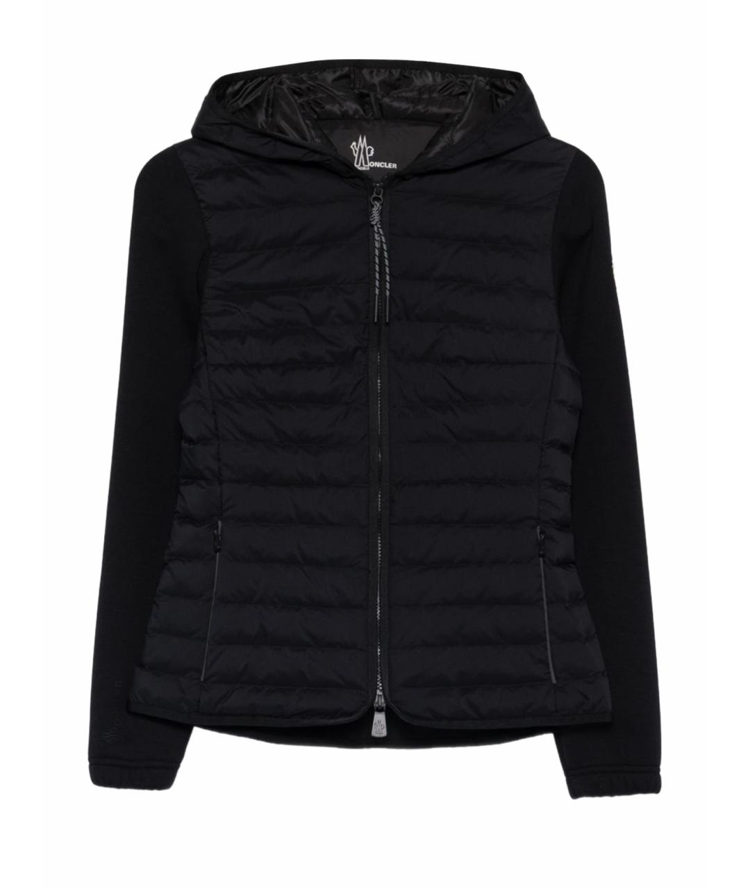 MONCLER GRENOBLE Черная шерстяная куртка, фото 1