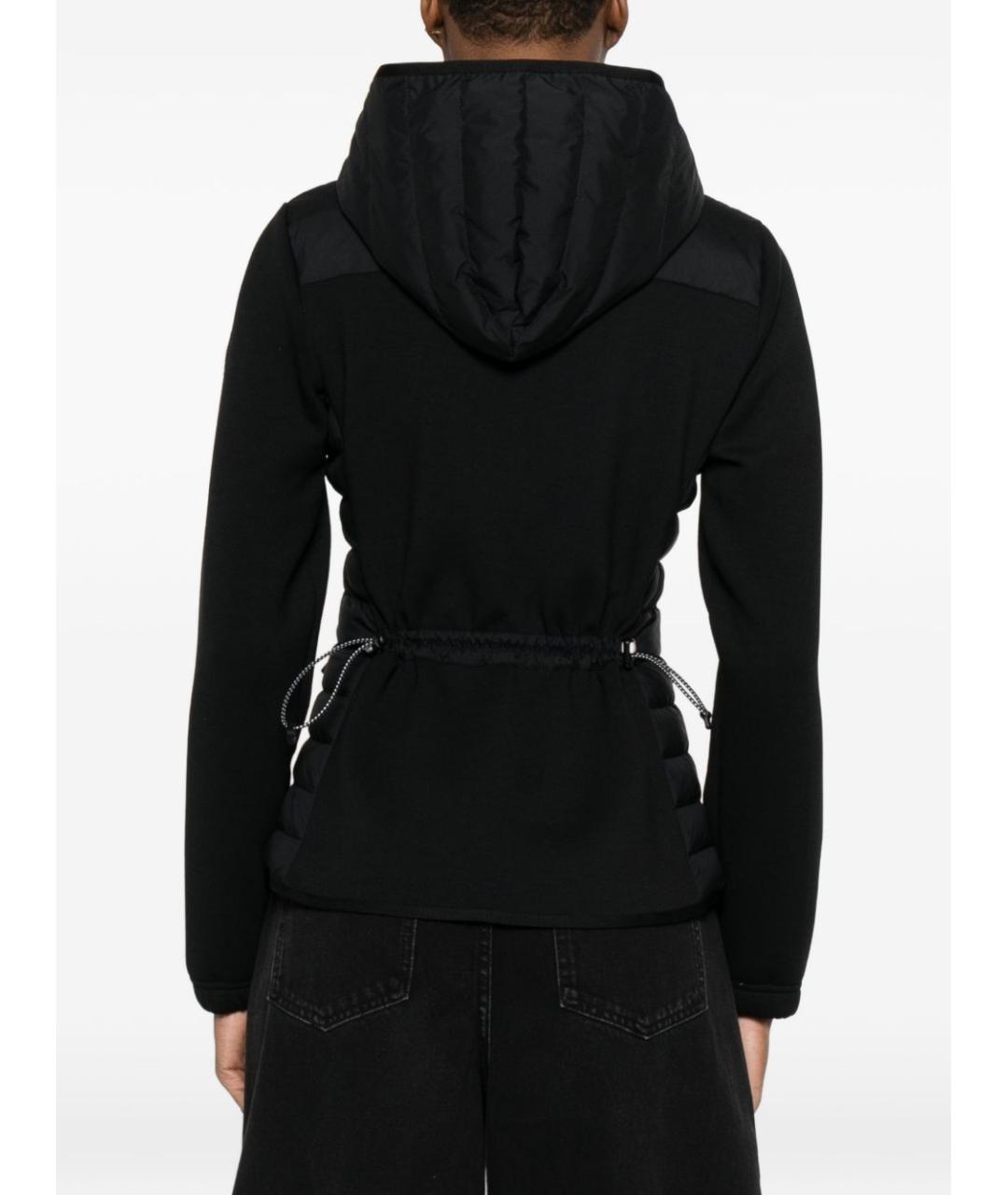 MONCLER GRENOBLE Черная шерстяная куртка, фото 2