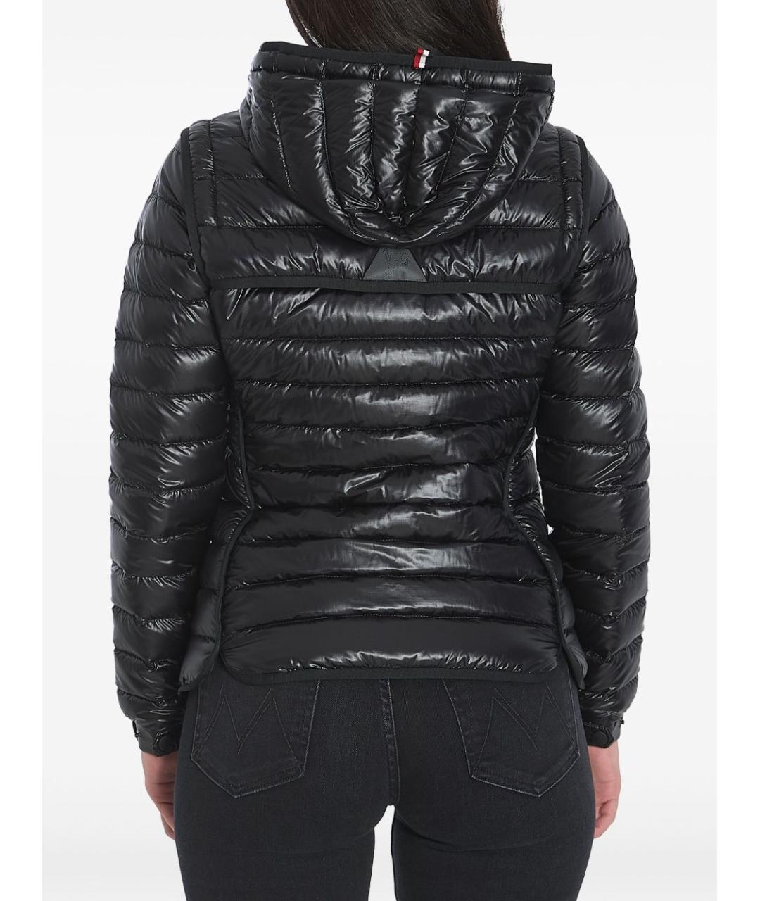 MONCLER GRENOBLE Черная полиамидовая куртка, фото 4