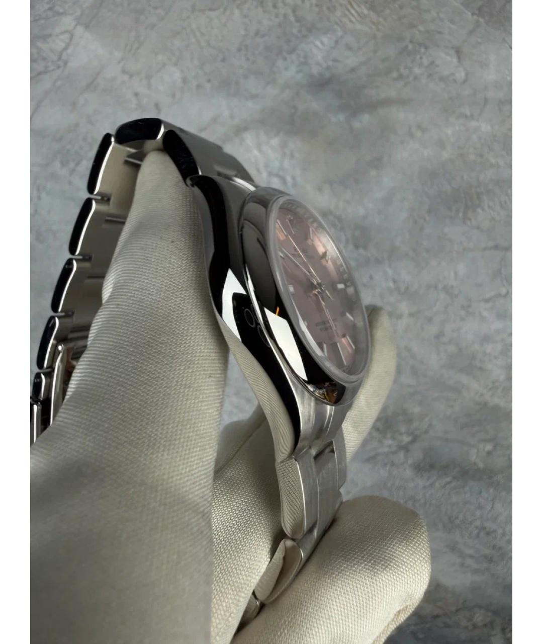 ROLEX Розовые металлические часы, фото 5