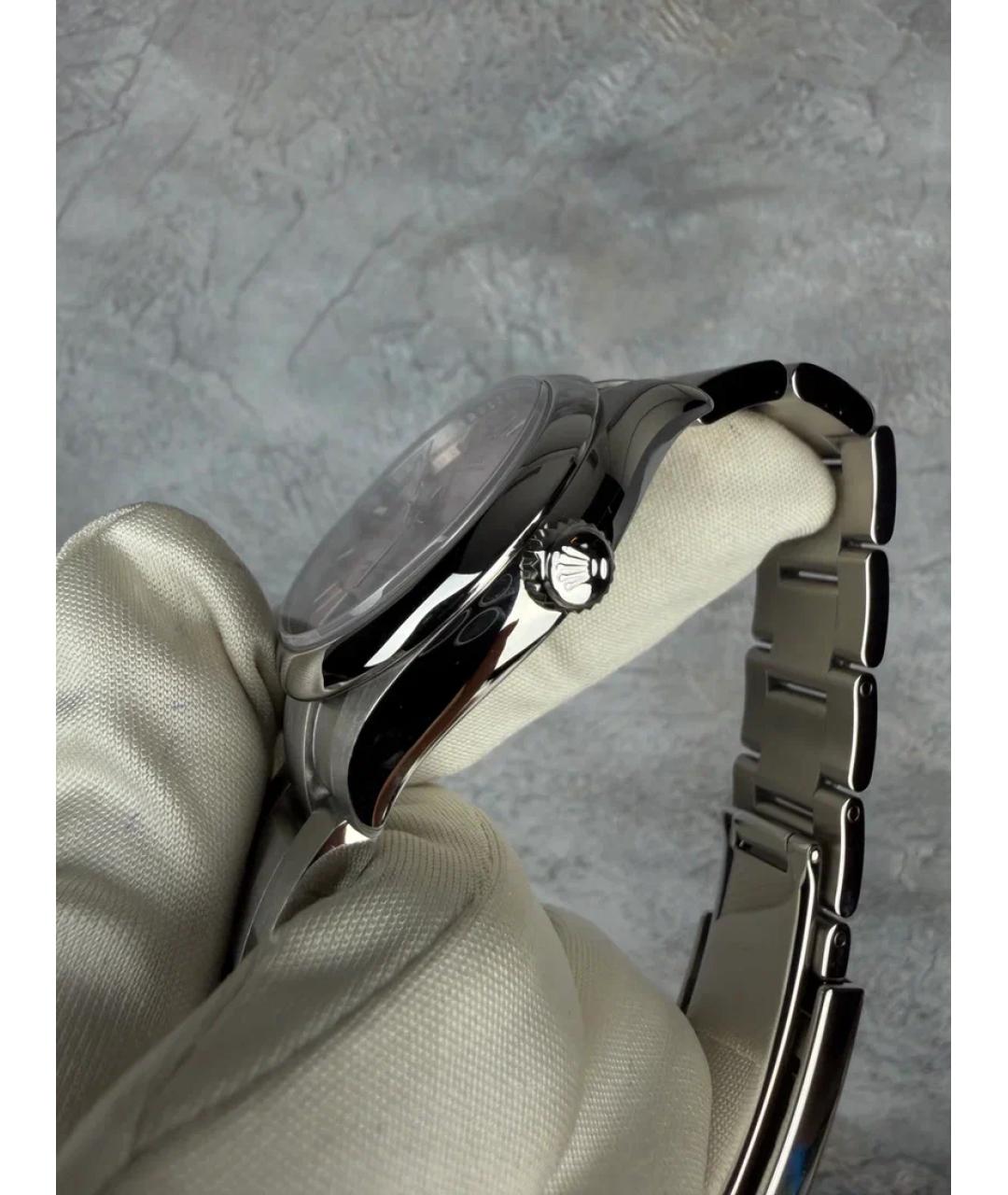 ROLEX Розовые металлические часы, фото 4