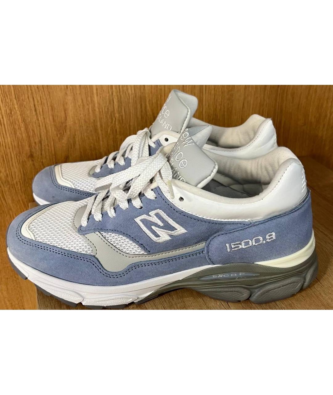 NEW BALANCE Голубые замшевые кроссовки, фото 5