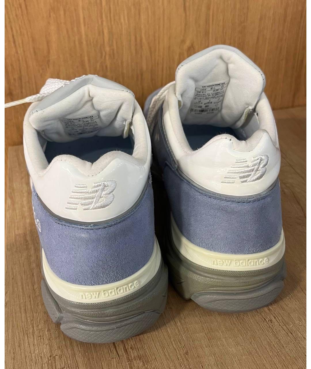 NEW BALANCE Голубые замшевые кроссовки, фото 4