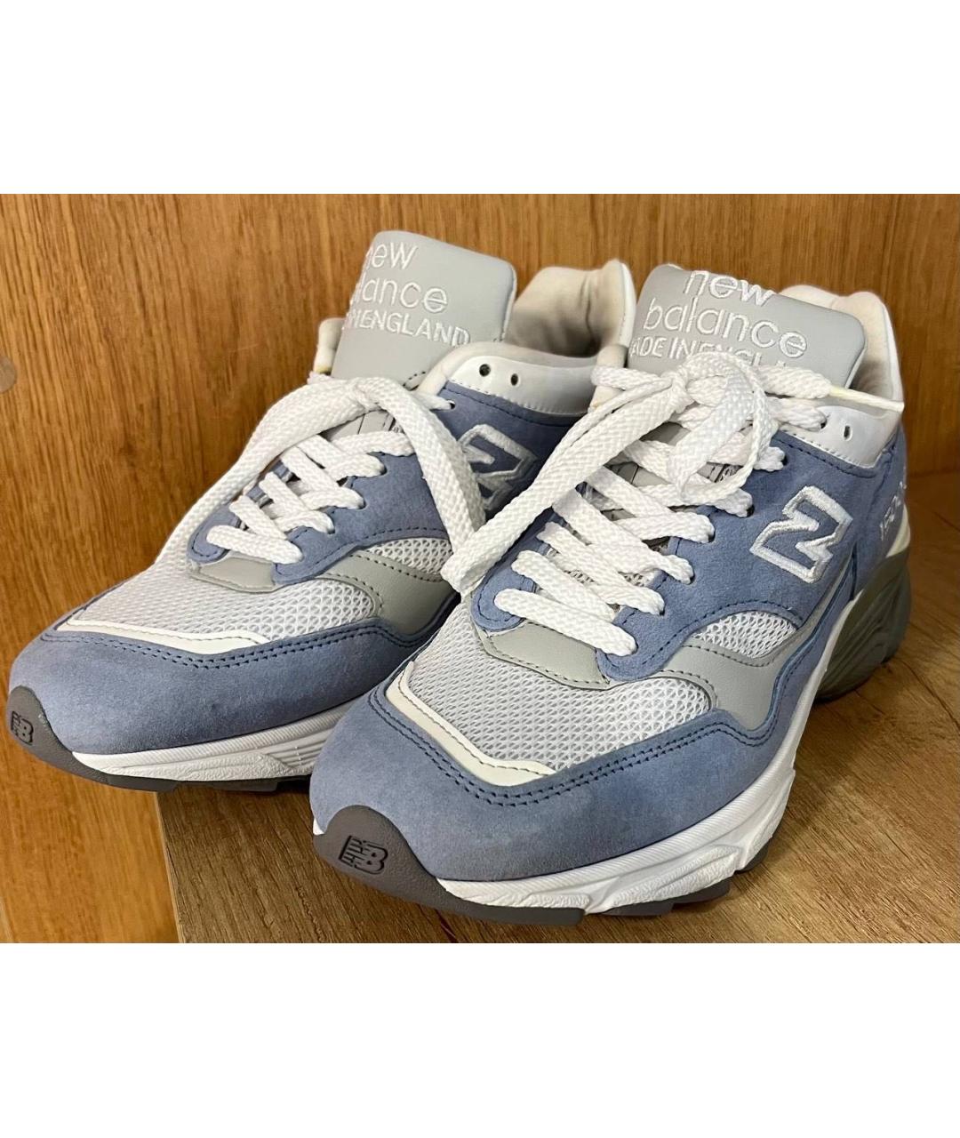 NEW BALANCE Голубые замшевые кроссовки, фото 3