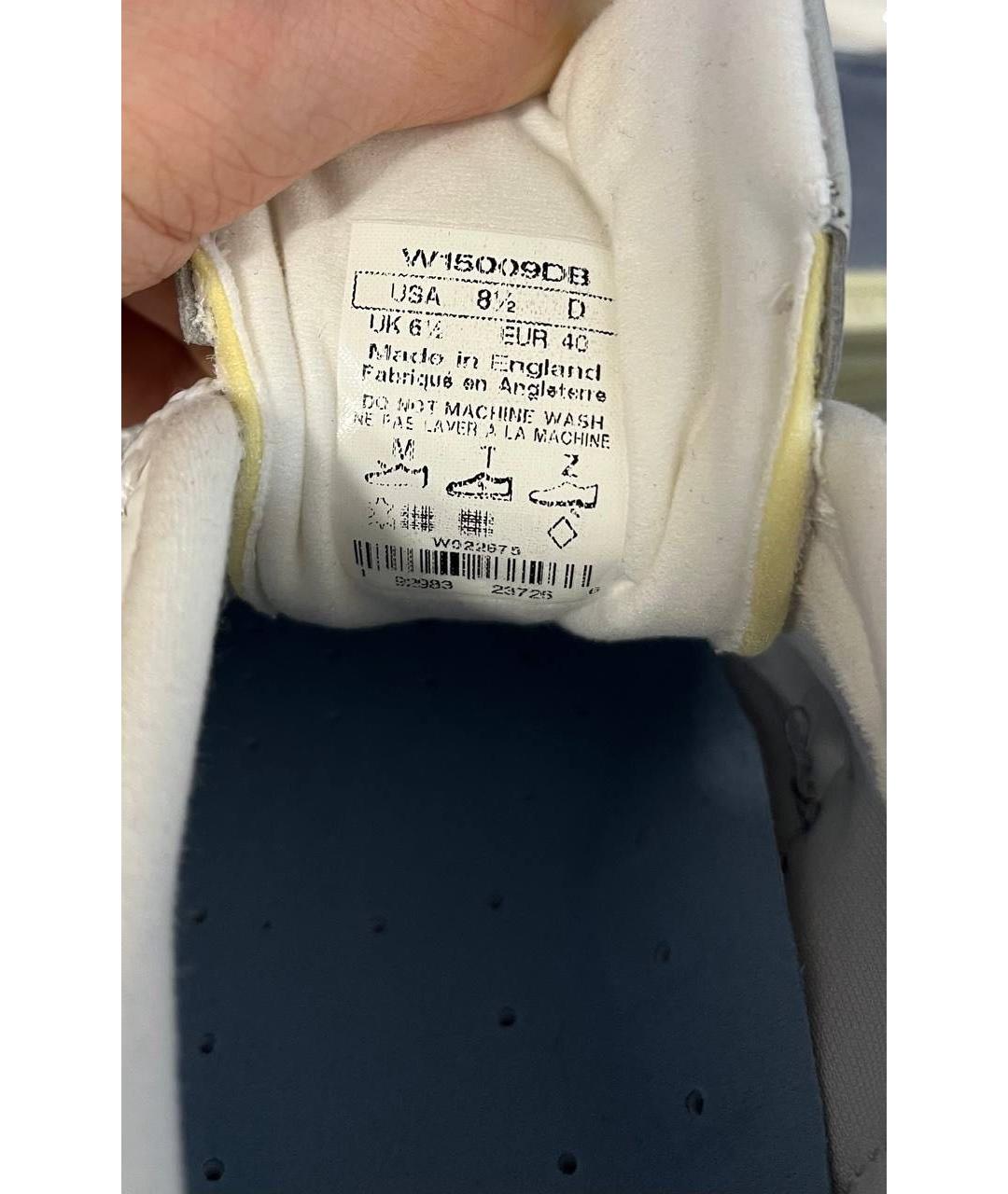 NEW BALANCE Голубые замшевые кроссовки, фото 2