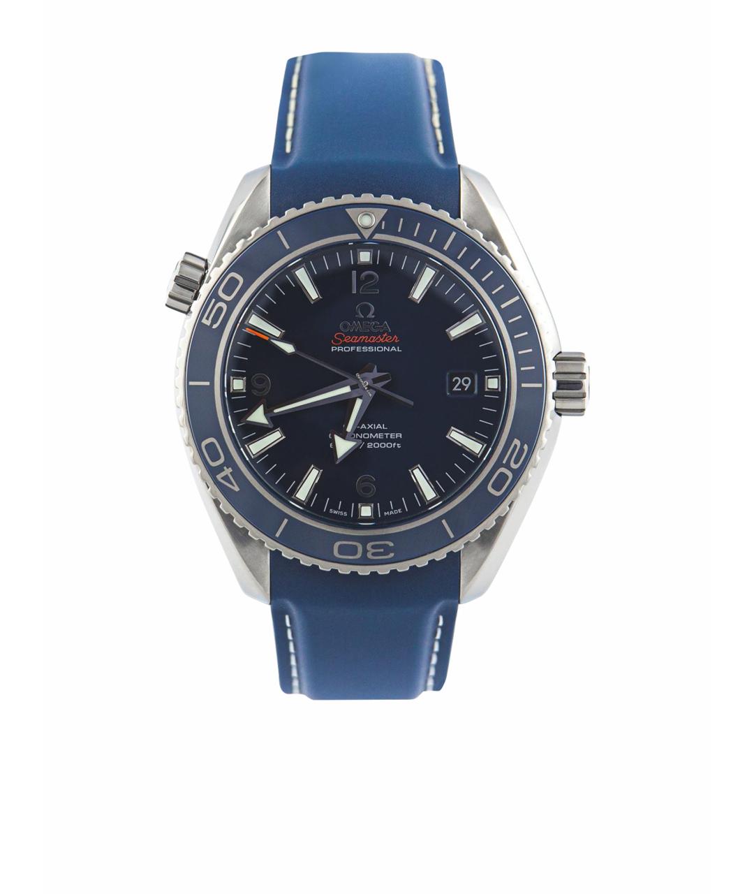 OMEGA Антрацитовые часы, фото 1