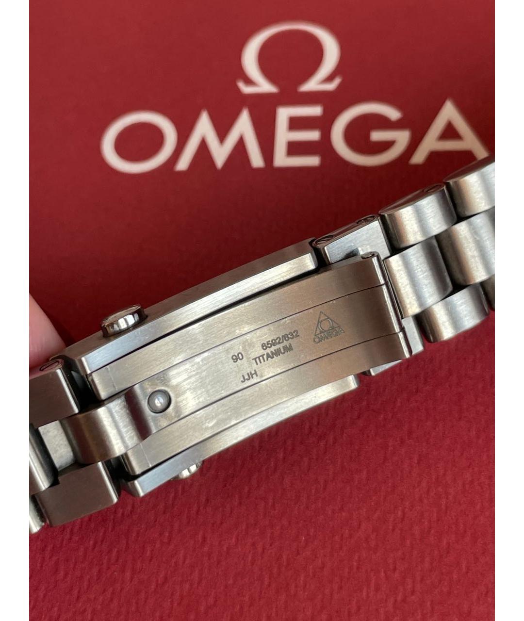 OMEGA Антрацитовые часы, фото 7