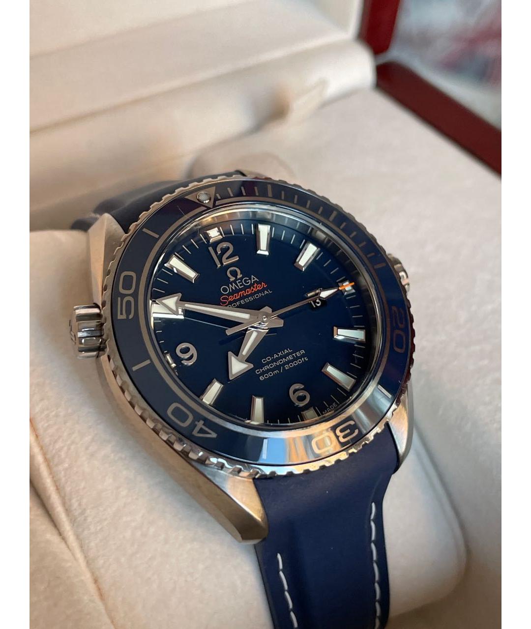 OMEGA Антрацитовые часы, фото 8