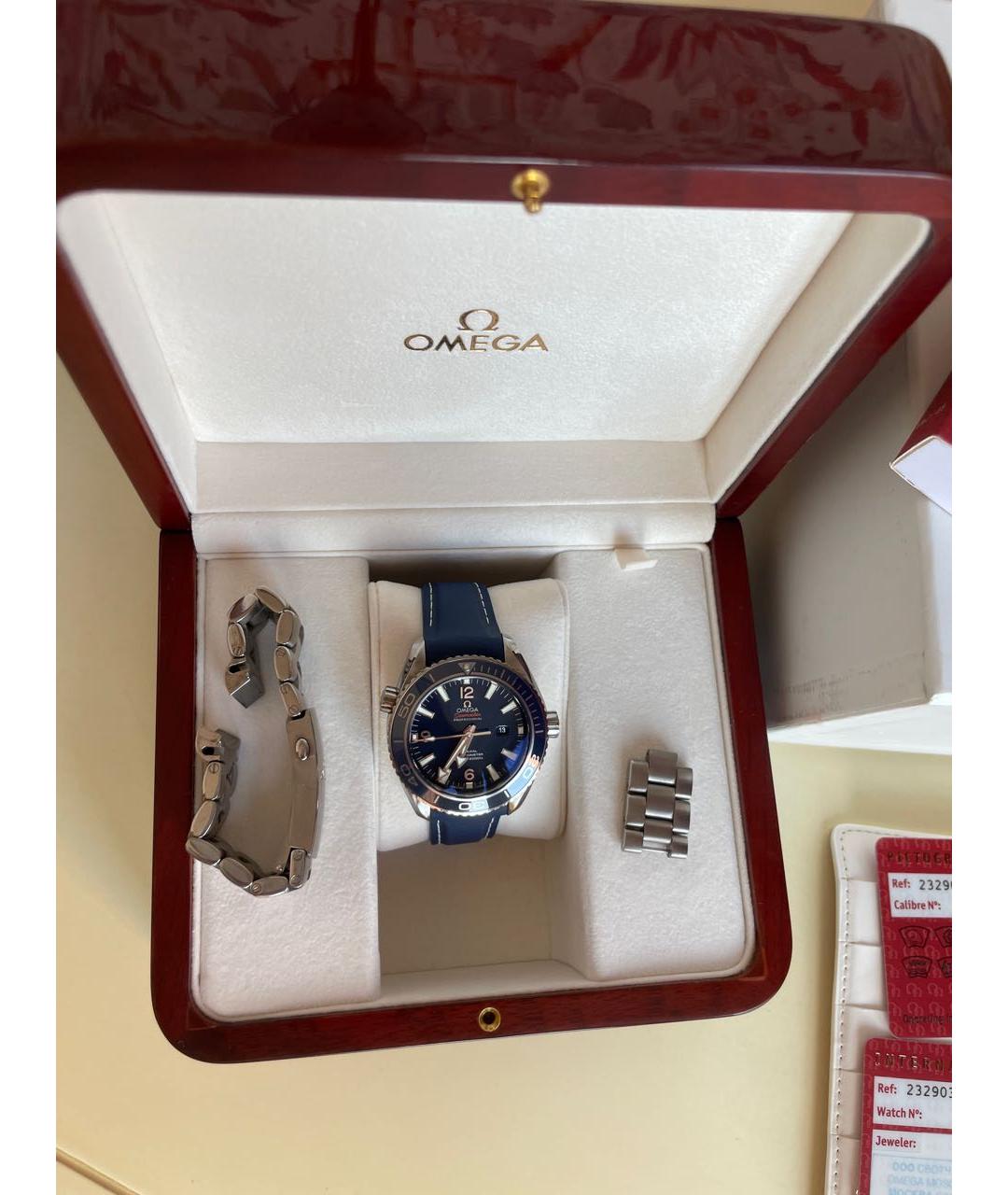 OMEGA Антрацитовые часы, фото 4