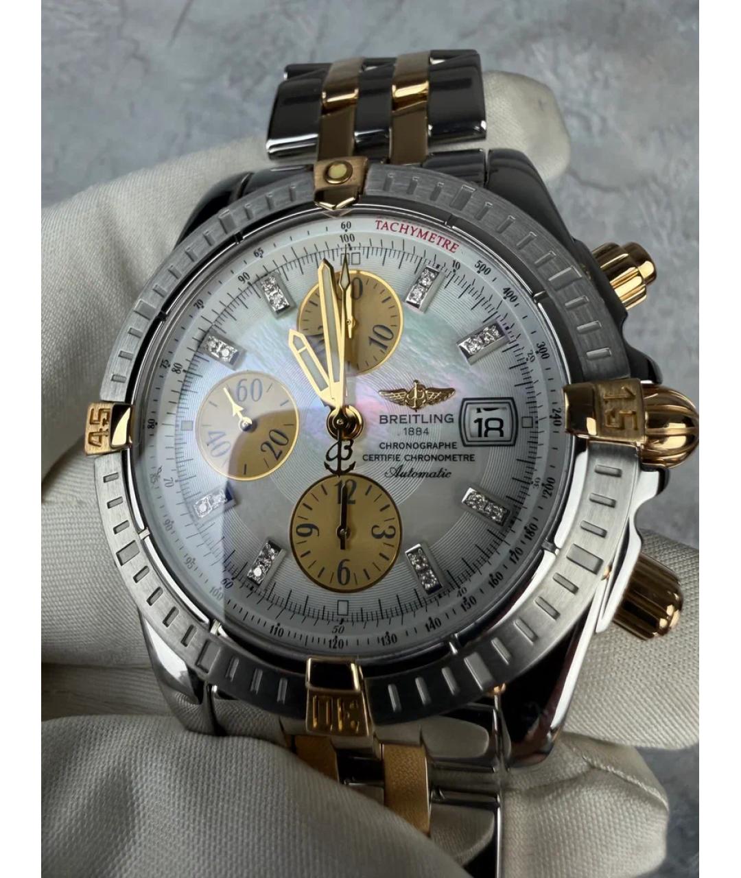 BREITLING Золотые часы из желтого золота, фото 3