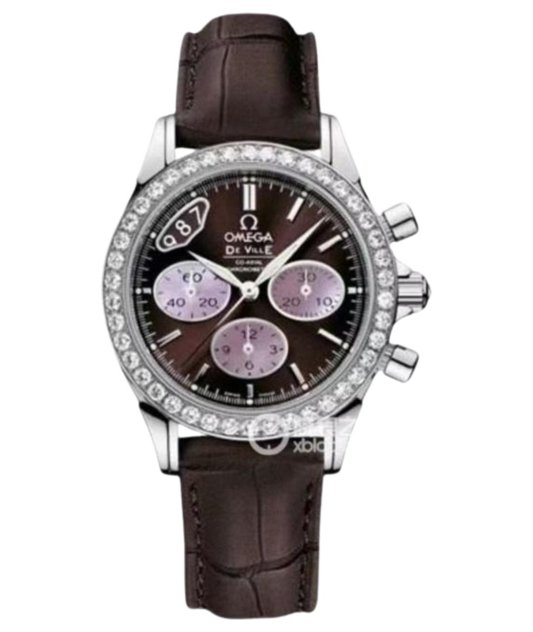 OMEGA Коричневые часы, фото 1