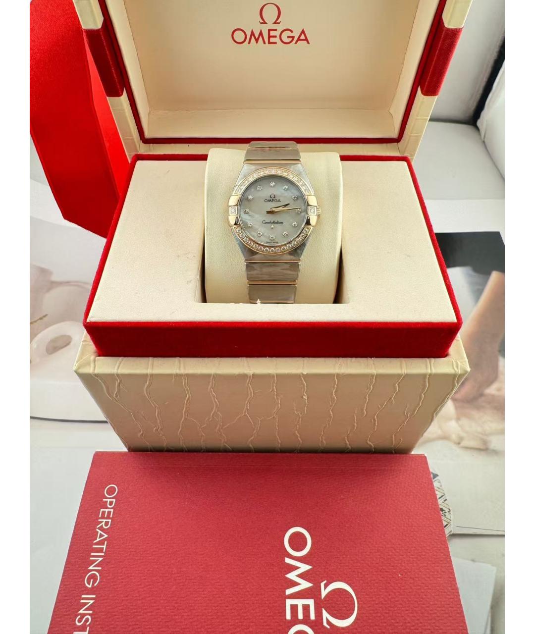 OMEGA Серебряные часы, фото 3