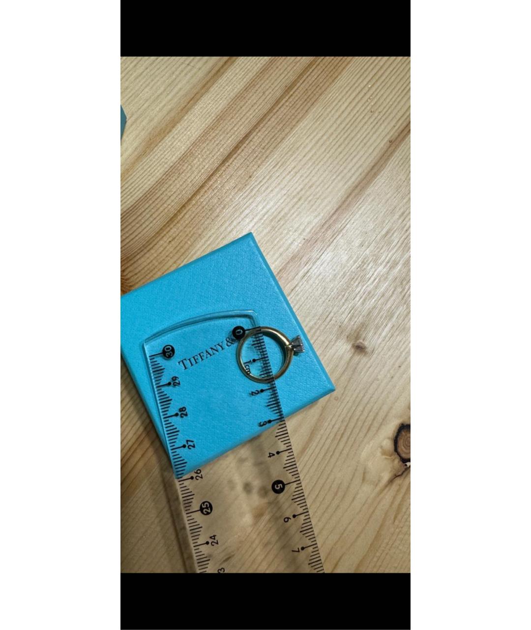 TIFFANY&CO Золотое платиновое кольцо, фото 7