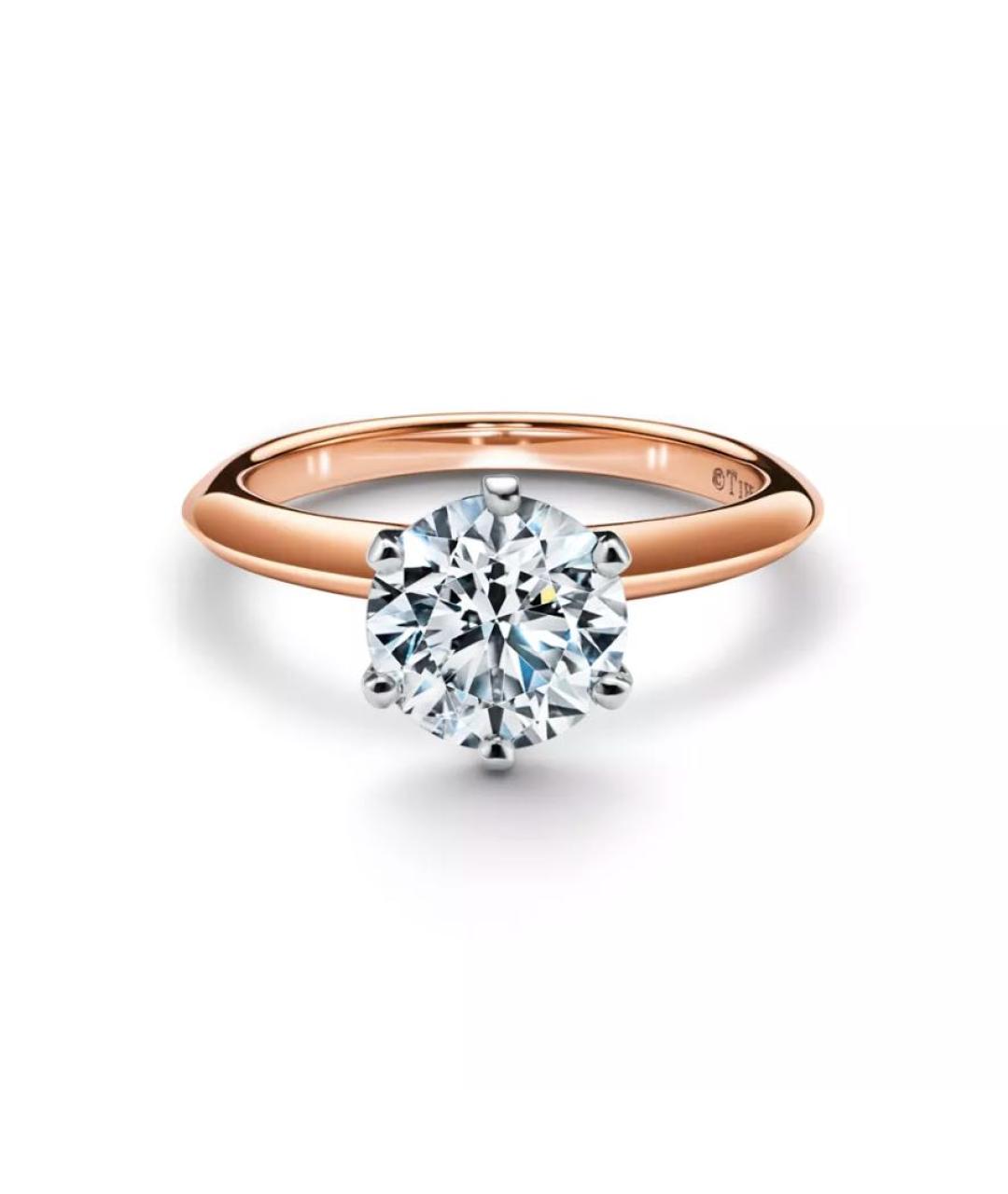 TIFFANY&CO Золотое платиновое кольцо, фото 7