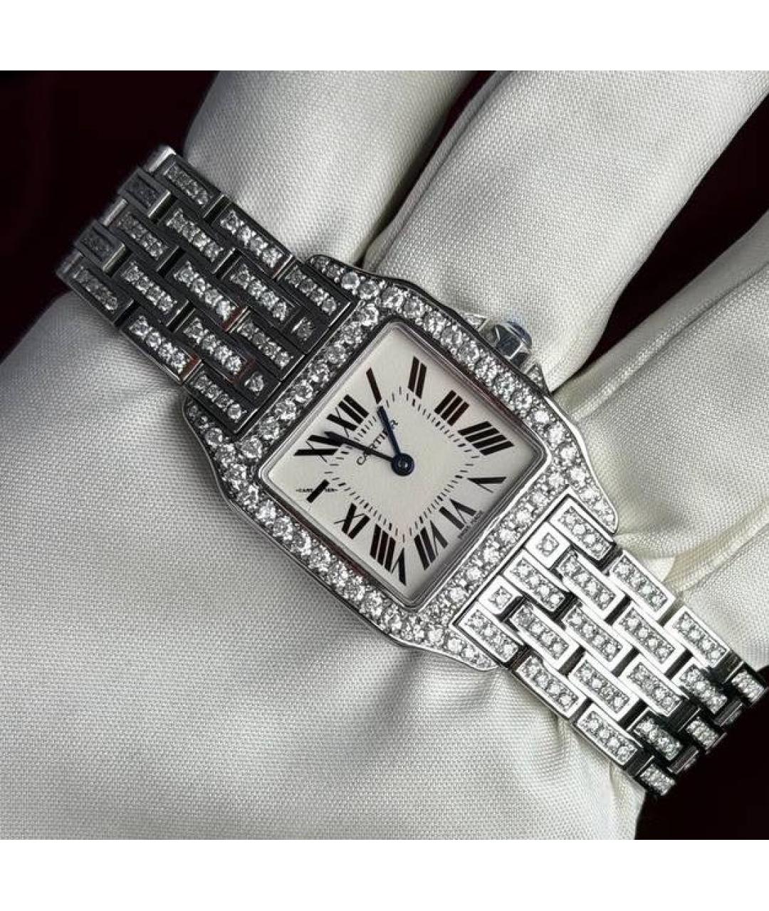 CARTIER Серебряные часы, фото 4