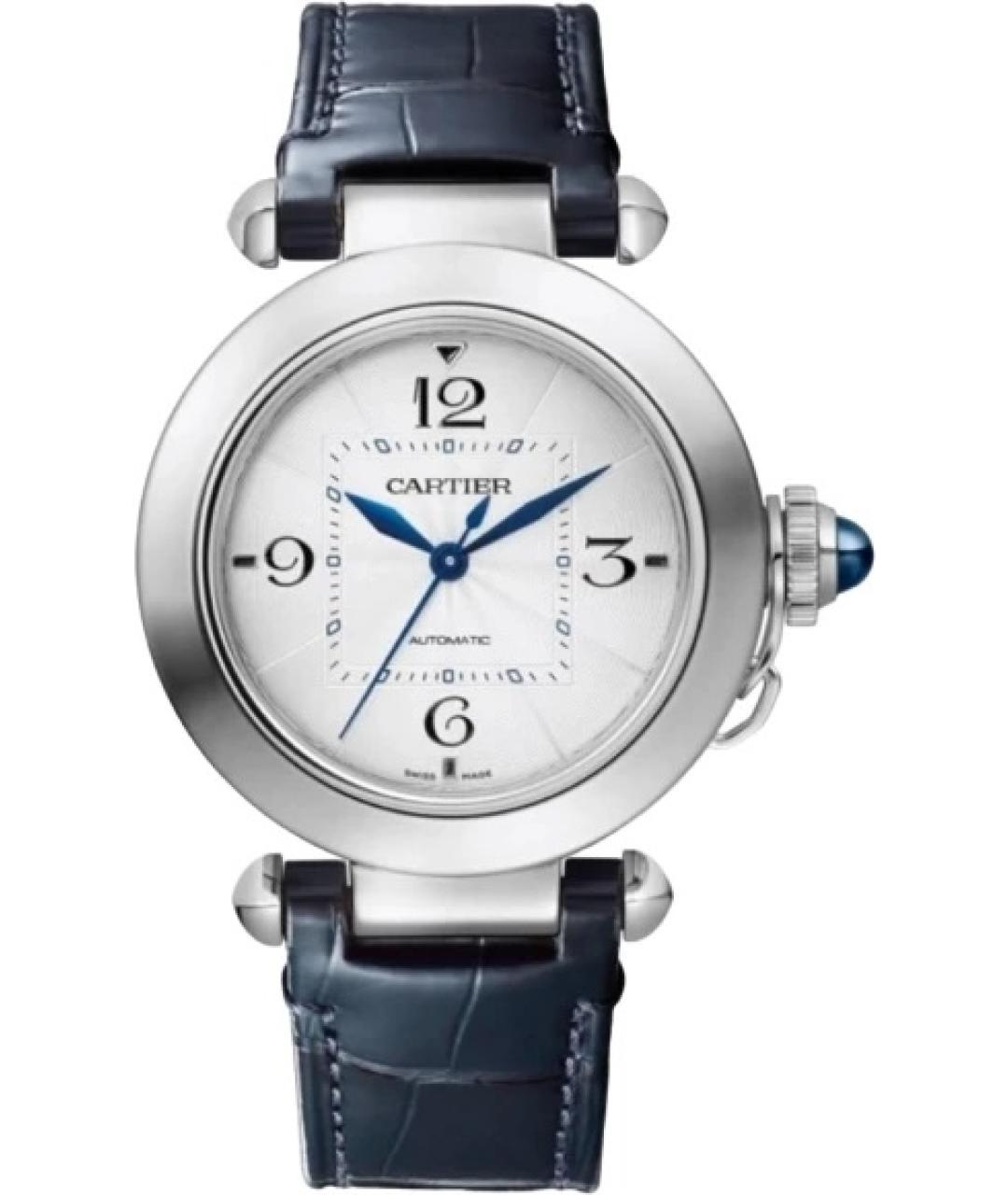 CARTIER Белые металлические часы, фото 1