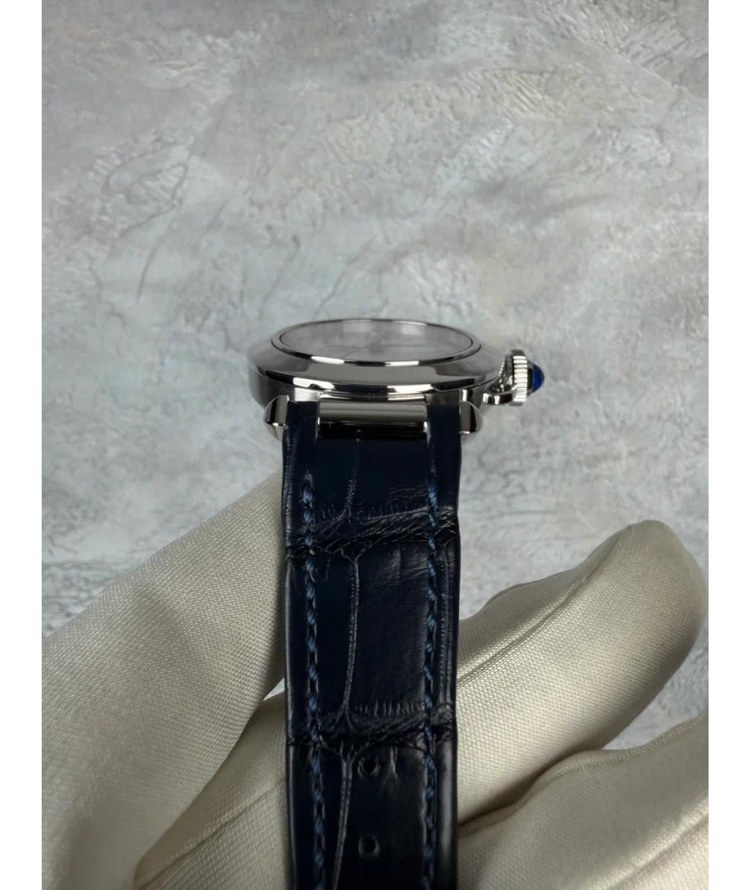 CARTIER Белые металлические часы, фото 6