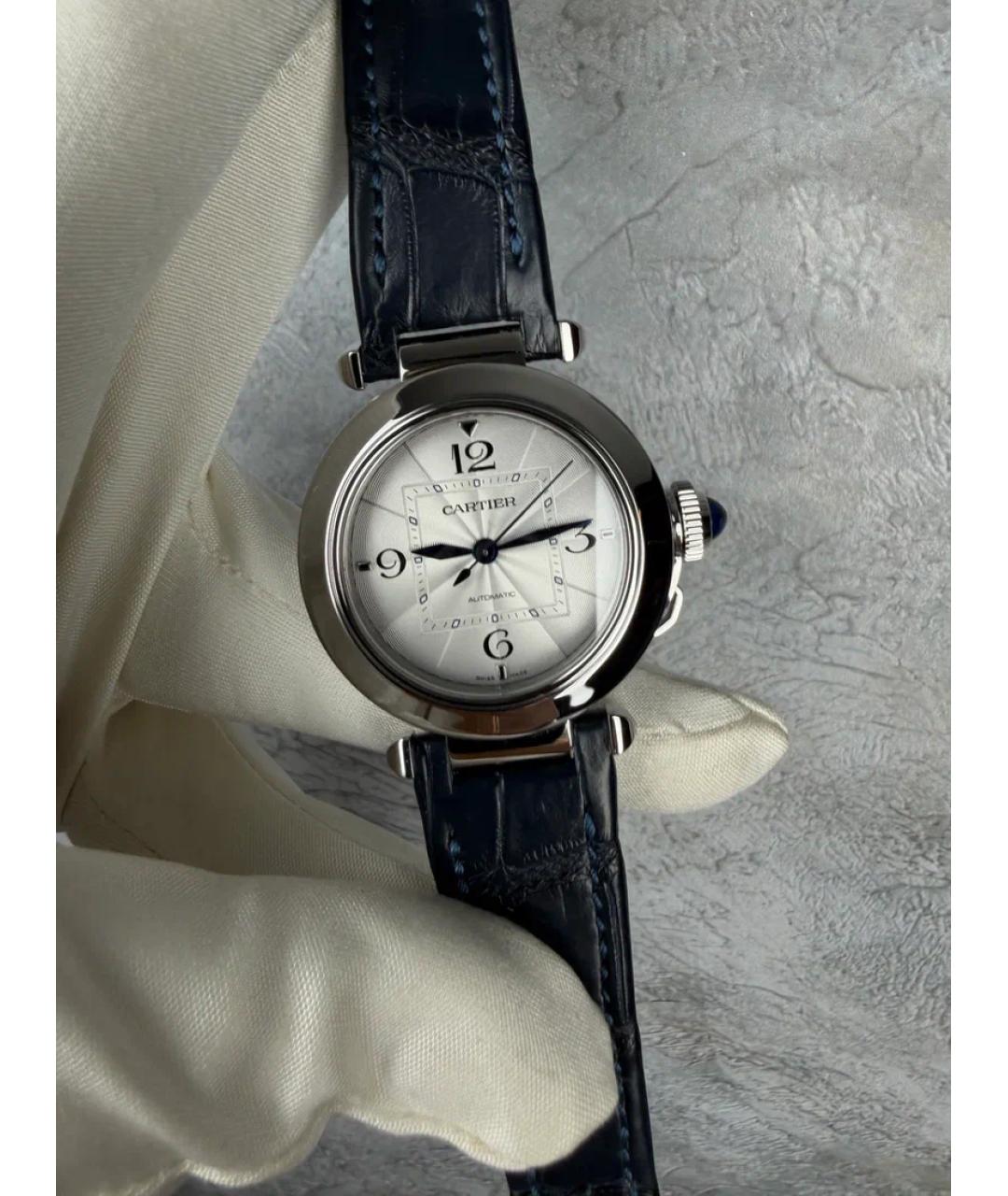 CARTIER Белые металлические часы, фото 2
