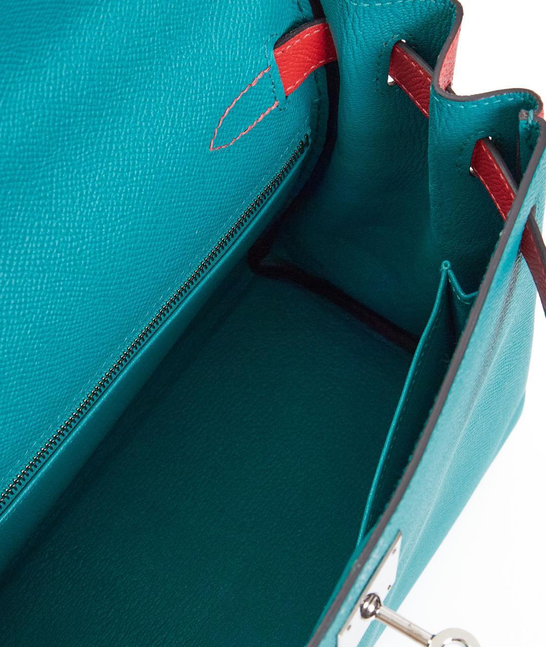 HERMES Мульти кожаная сумка с короткими ручками, фото 4