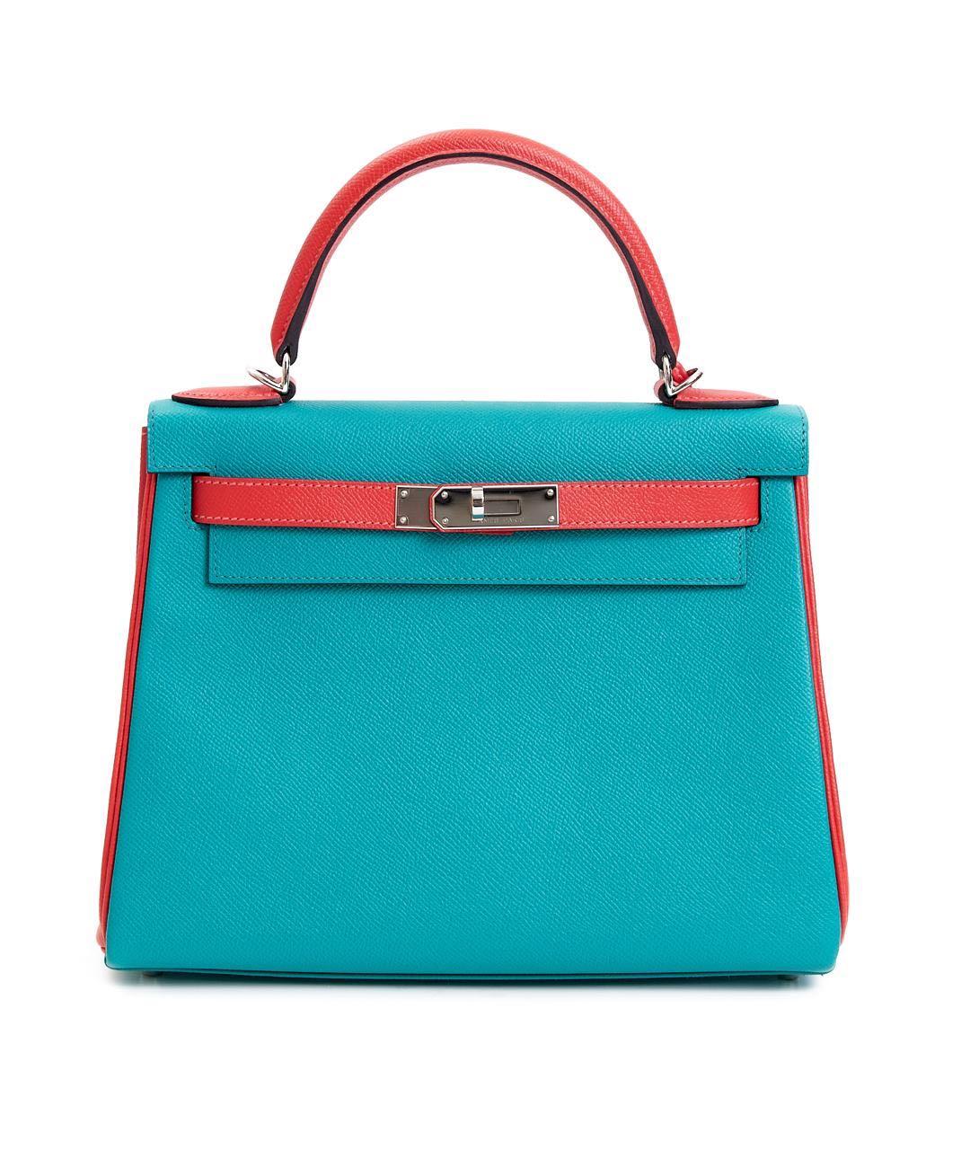 HERMES Мульти кожаная сумка с короткими ручками, фото 8