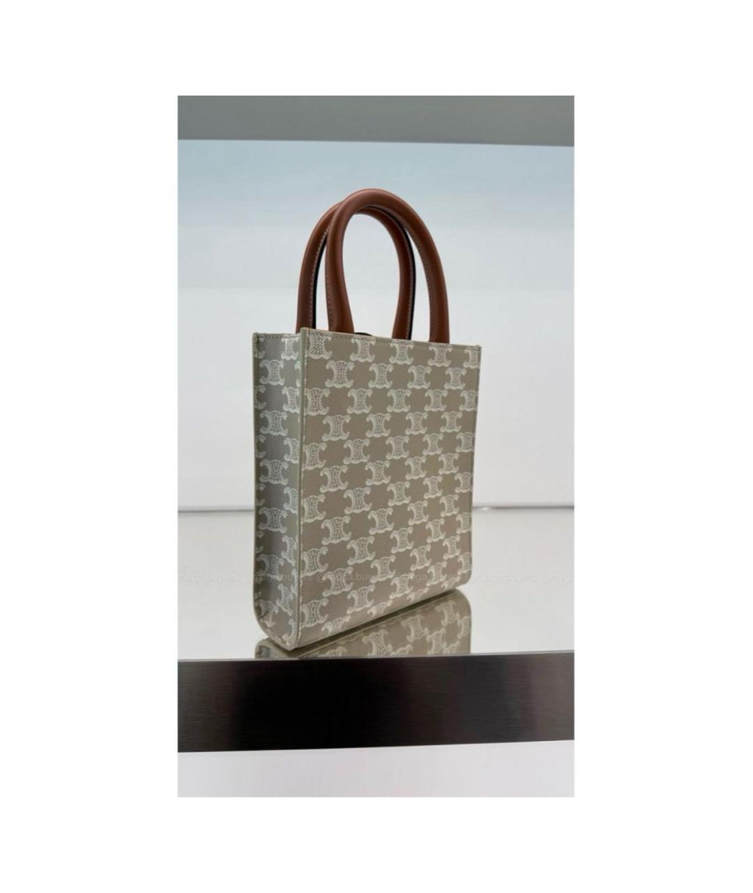 CELINE Бежевая сумка через плечо, фото 3