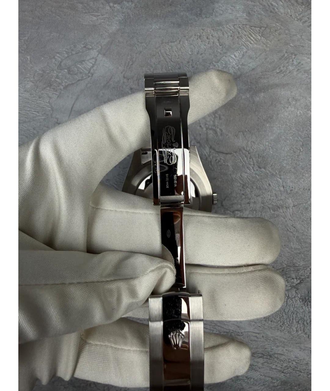 ROLEX Серебряные часы из белого золота, фото 6