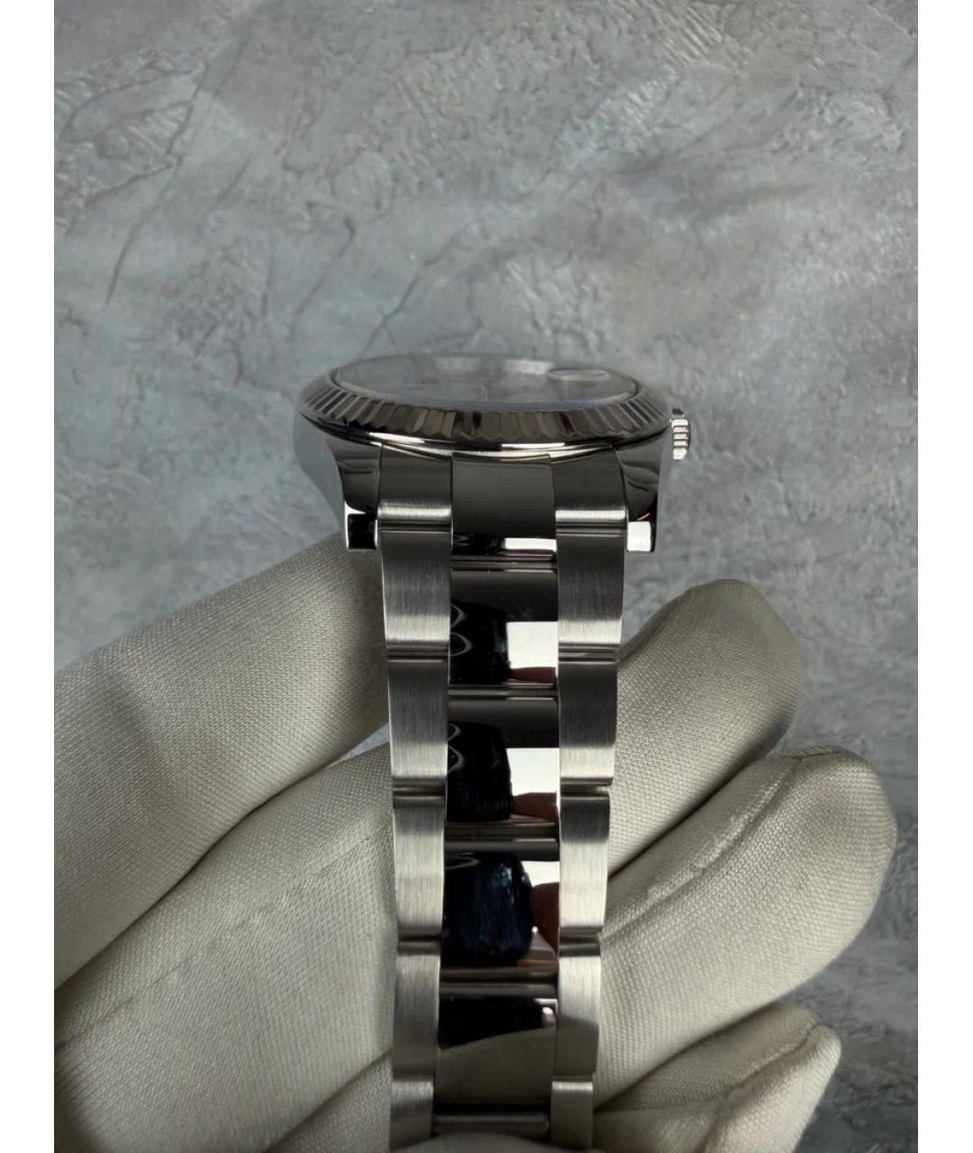 ROLEX Серебряные часы из белого золота, фото 5