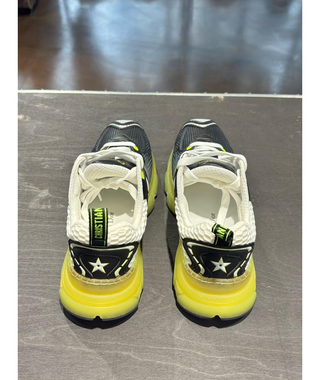 CHRISTIAN DIOR Мульти текстильные кроссовки, фото 4